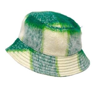 Alpine Design Women's Brushed Bucket Green‎ Plaid Hat OSFM